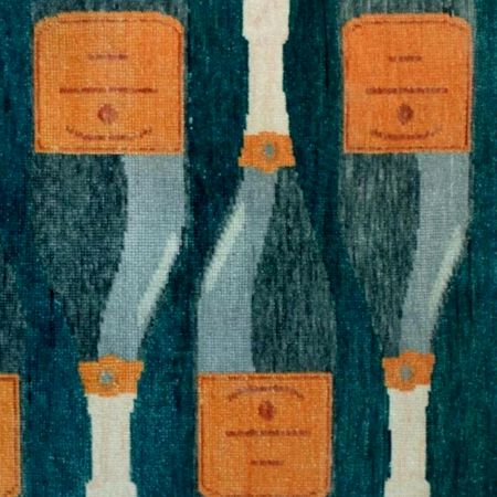 Handknotted Oushak Wool Rug